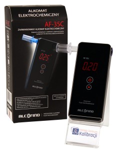 Alkomat AlcoFind AF-35C z europejskim certyfikatem