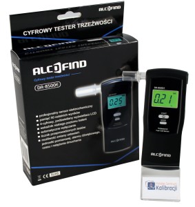 Elektrochemiczny Alkomat  AlcoFind DA-8500E